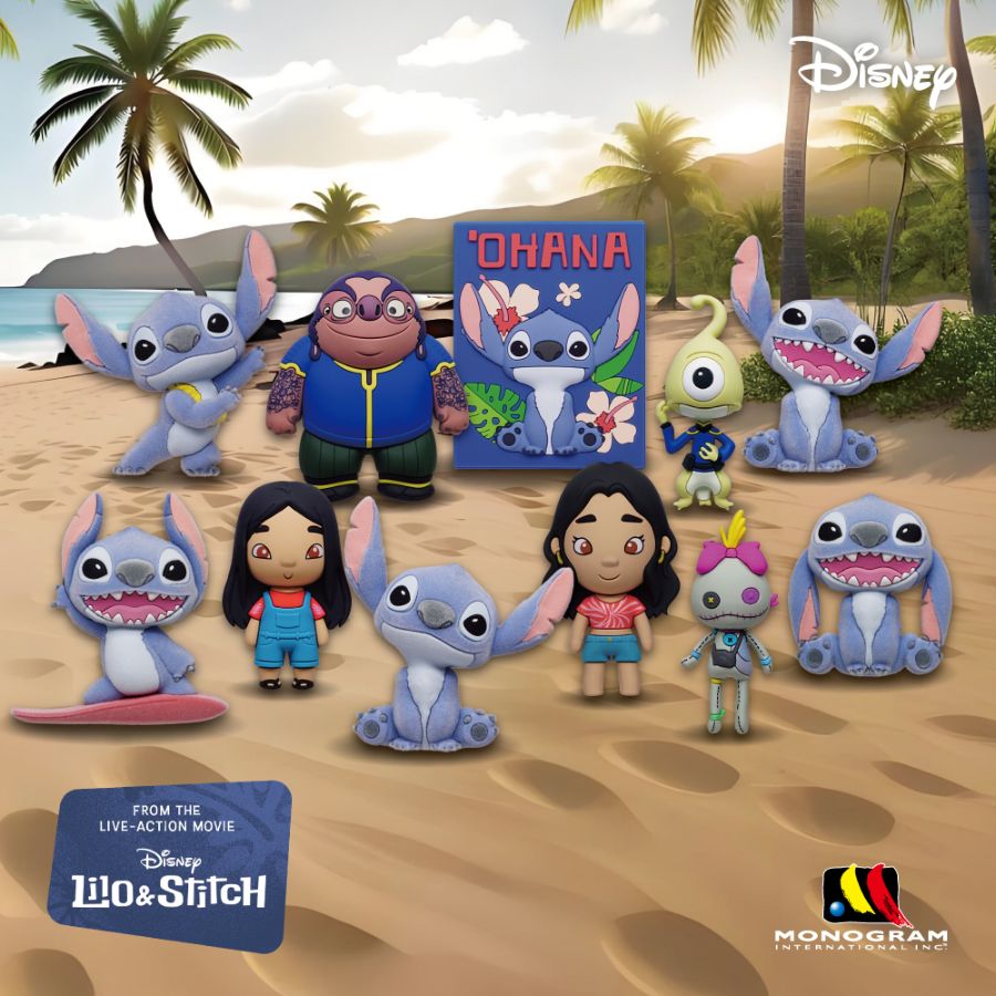 Lilo & Stitch (2025) - 3D PVC Bag Clips Blind Bag (Display of 24)