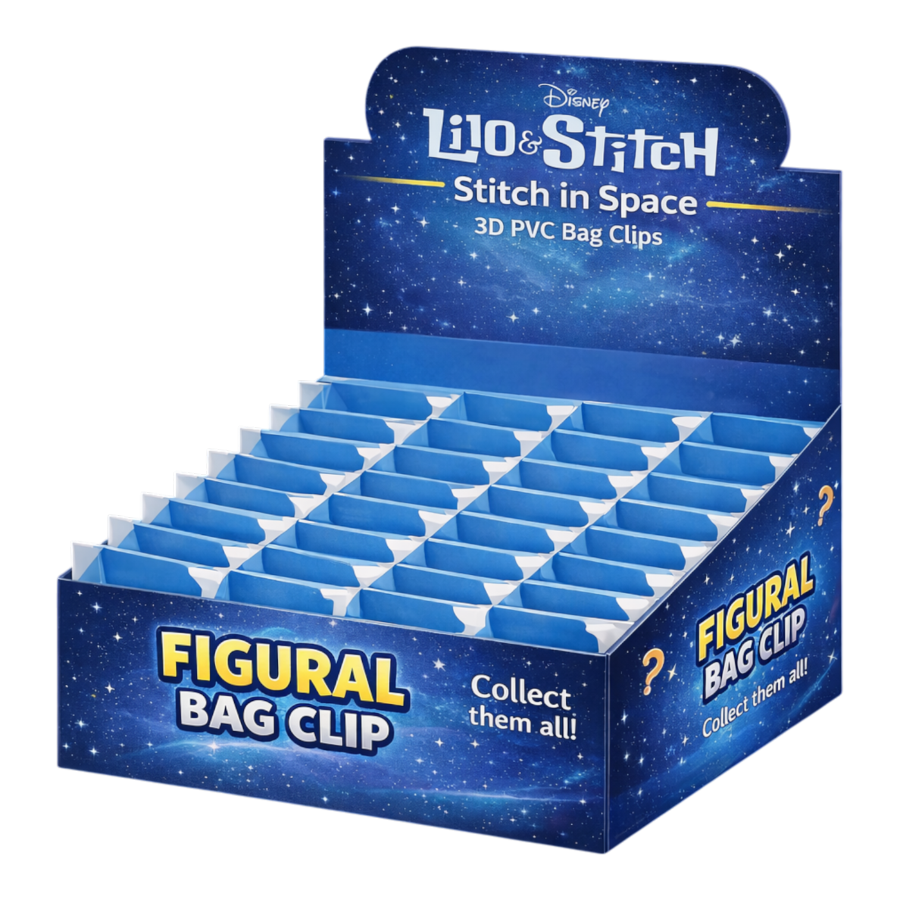 Lilo & Stitch - Stitch in Space 3D PVC Bag Clips (Display of 24)