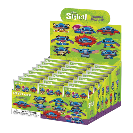 Lilo & Stitch - Stitch in Costume PVC Bag Clips S01 Blind Bag (Display of 24)