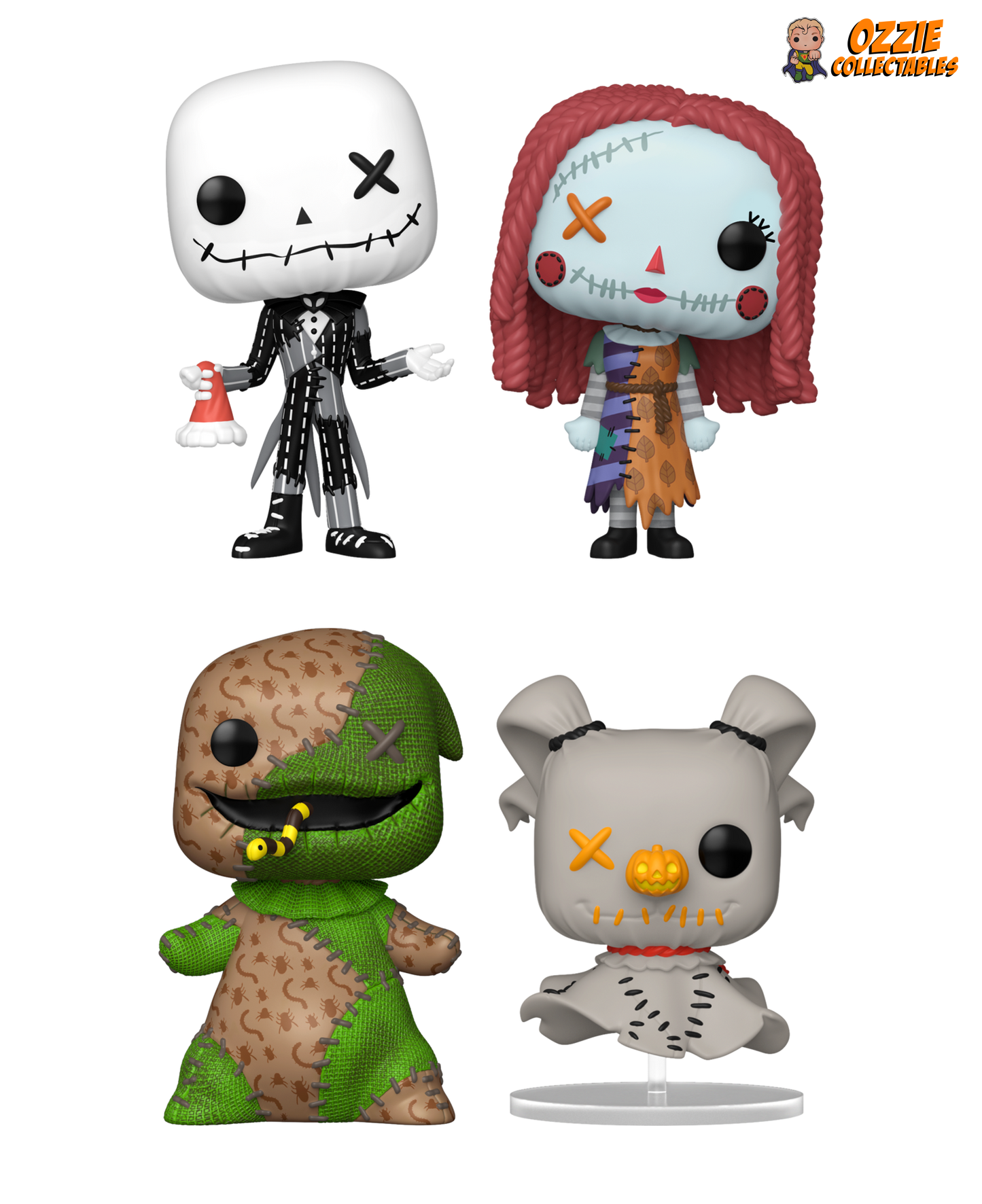 The Nightmare Before Christmas Patchwork Bundle  - 4 POP! Vinyls