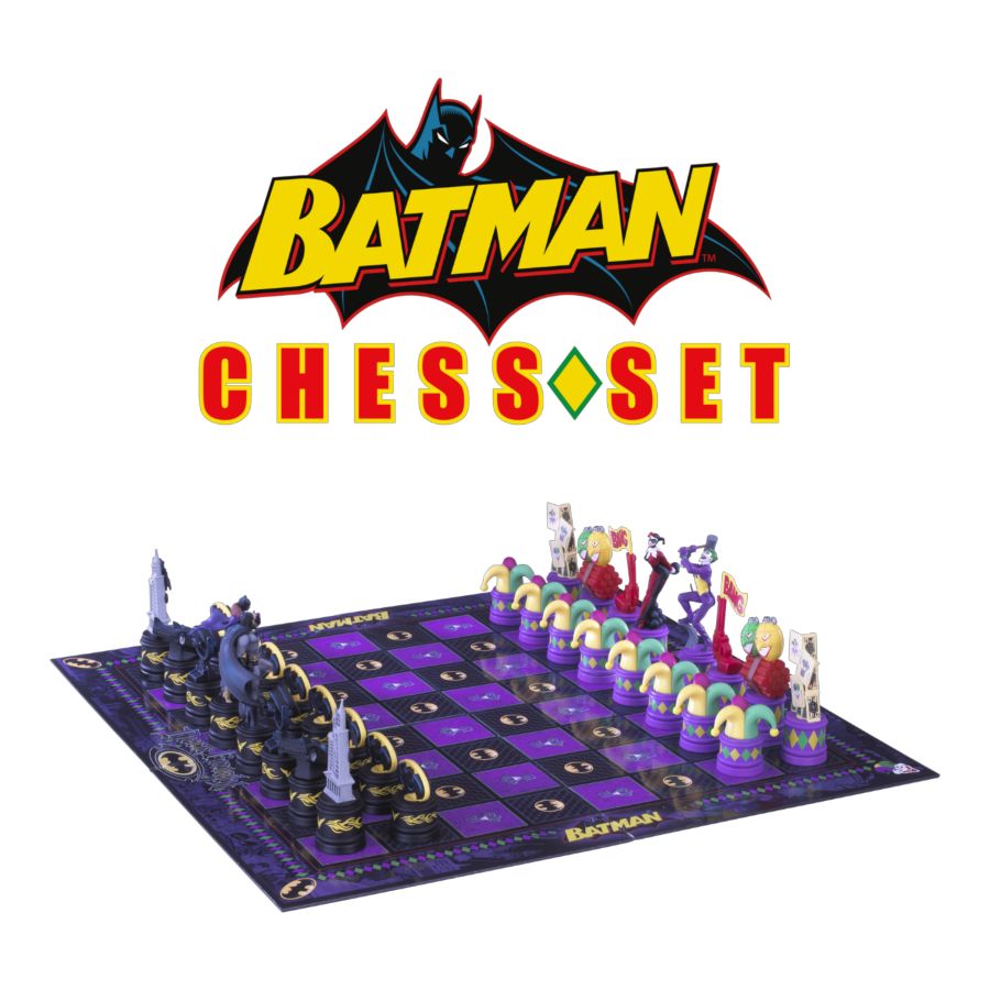 DC - Batman (Dark Knight vs Joker) Chess Set