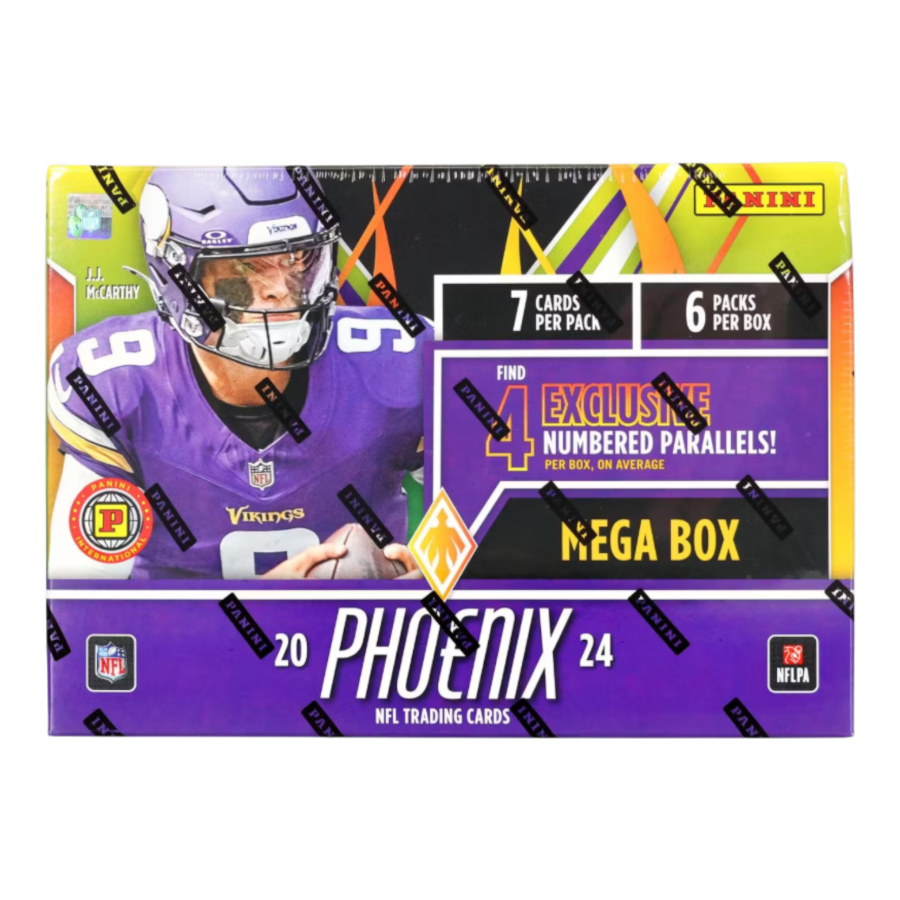NFL - 2024/25 Phoenix International Mega Football Hobby Trading Cards (Display of 6)