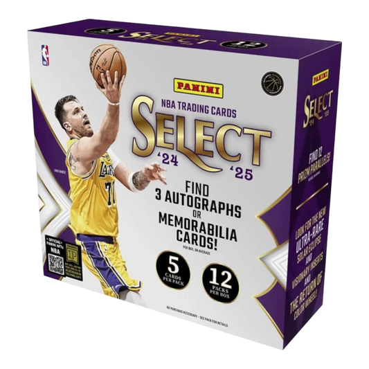 NBA - 2024/25 Select Basketball Hobby Trading Cards (Display of 12)