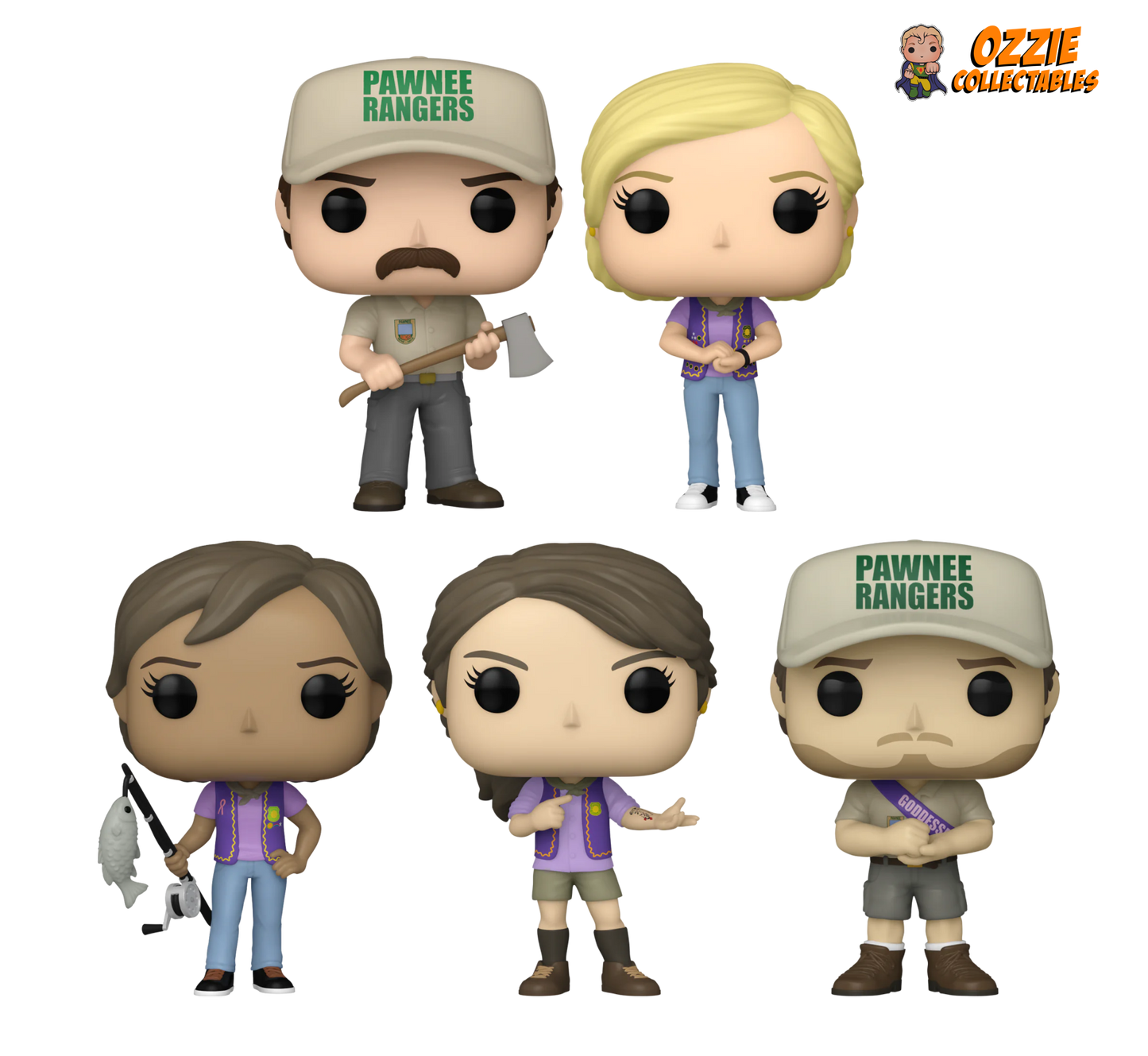 Parks & Recreation 2023 Bundle - 5 POP! Vinyls