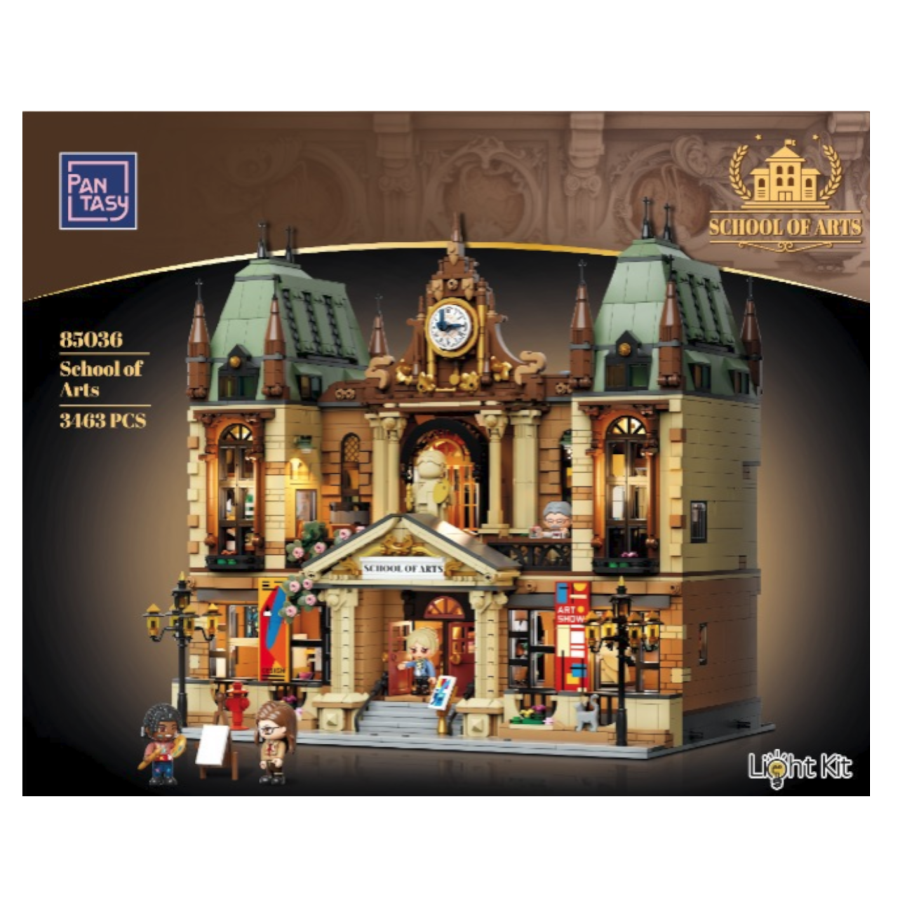 Retro Series - School of Arts Construction Set (3463 Pieces)