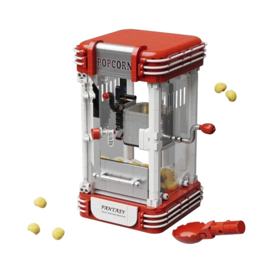 Retro Collection - Popcorn Machine Construction Set (1202 Pieces)