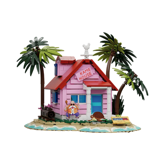 Dragon Ball - Kame House Construction Set with Acrylic Figures (660 Pieces)