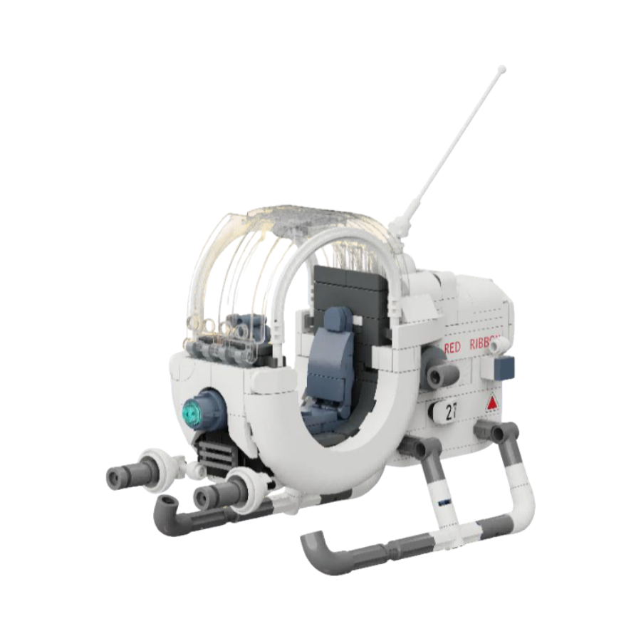 Dragon Ball - Red Ribbon Army's Aircraft Construction Set (325 Pieces)