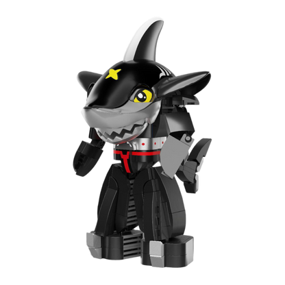 B-Robo Kubatack - Sharkler Figure Construction Set (245 Piece Kit)