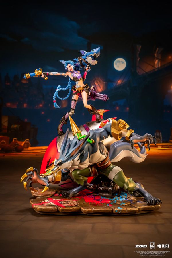 2XKO - Jinx & Warwick 1:10 Scale Diorama