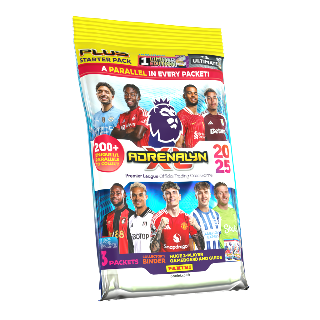 Panini Adrenalyn PLUS 2024/2025 EPL Soccer Starter Pack (Bundle of 2)