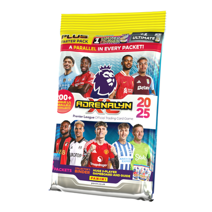 Panini Adrenalyn PLUS 2024/2025 EPL Soccer Starter Pack (Bundle of 2)