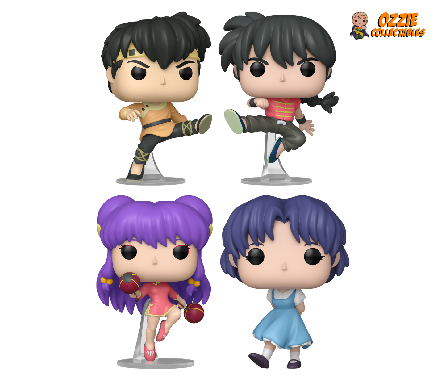 Ranma 1/2 Bundle - 4 POP! Vinyls