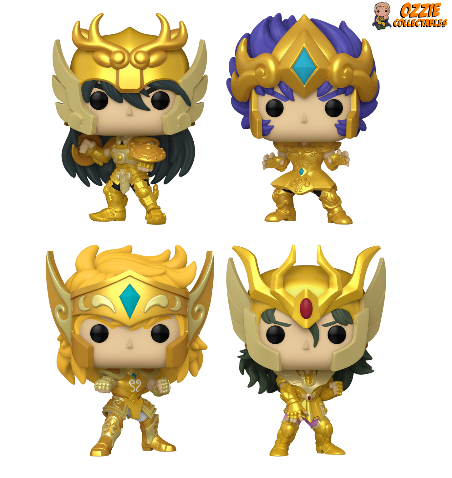 Saint Seiya 2023 Bundle - 4 POP! Vinyls