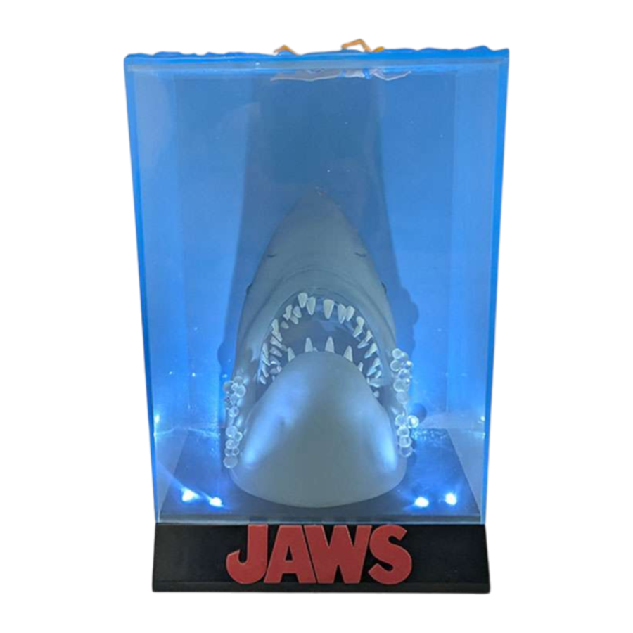 Jaws - Light Up 50th Anniversary 3D Movie Poster Diorama