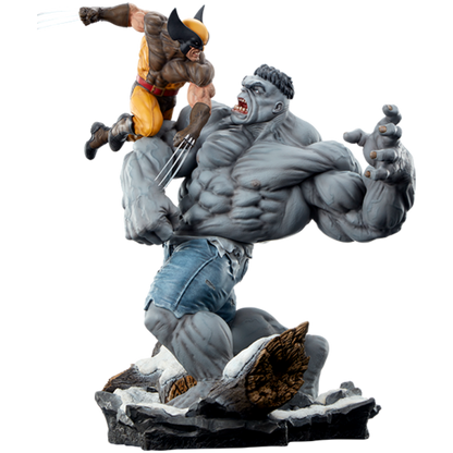 Marvel Comics - Grey Hulk vs Wolverine Maquette