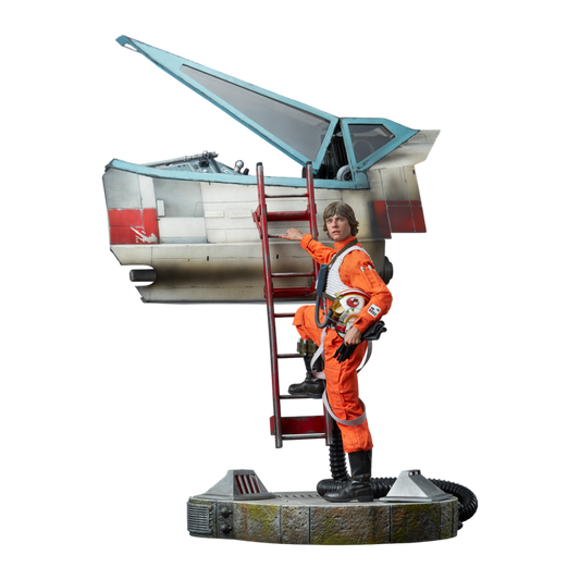 Star Wars - Luke & X-Wing: Red Five Standing By Premium Format Statue