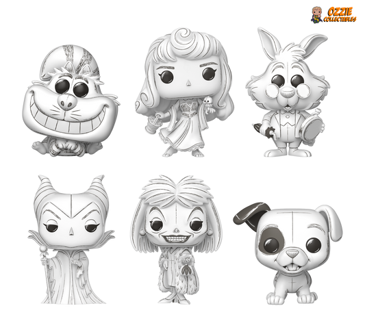 Disney: Sketched Bundle - 6 POP! Vinyls
