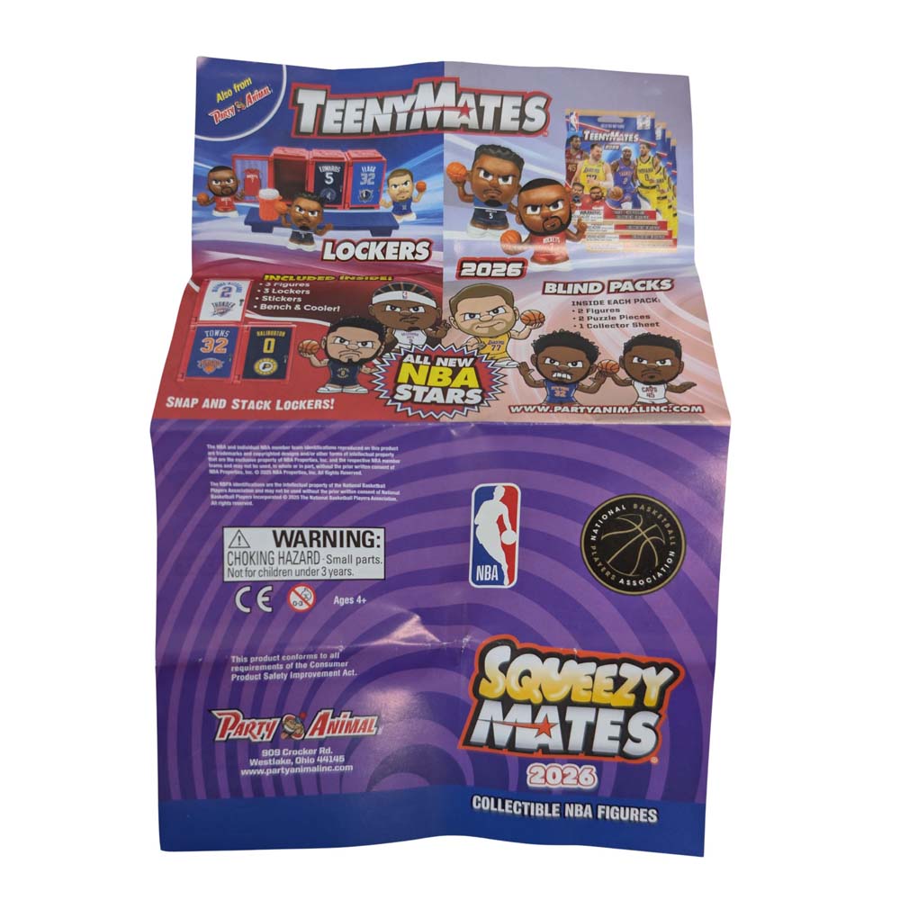 SQUEEZYMATES- 2026 NBA 2.5 Inch Blind Packs