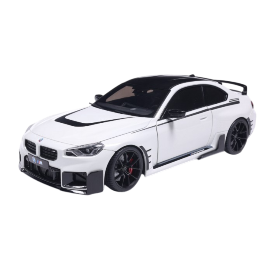 Solido Cars - 1:18 BMW M2 Performance Parts Alpinweiss 2025 Diecast Vehicle