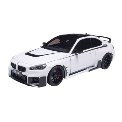 Solido Cars - 1:18 BMW M2 Performance Parts Alpinweiss 2025 Diecast Vehicle