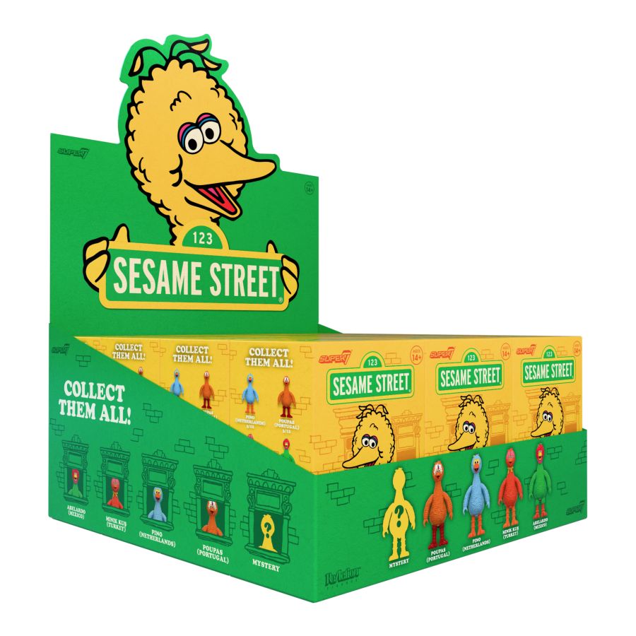 Sesame Street - Big Birds From Around The World Blind Box (Wave 5) Assortment (Display of 12)