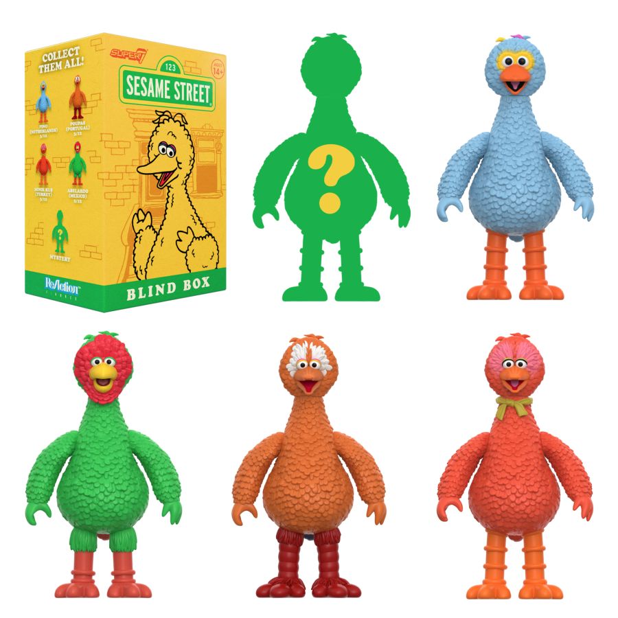 Sesame Street - Big Birds From Around The World Blind Box (Wave 5) Assortment (Display of 12)