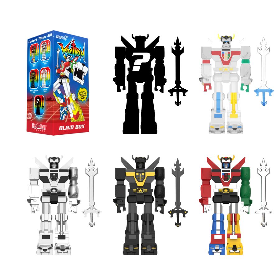 Voltron - Voltron ReAction Wave 01 Blind Box (Display of 12)
