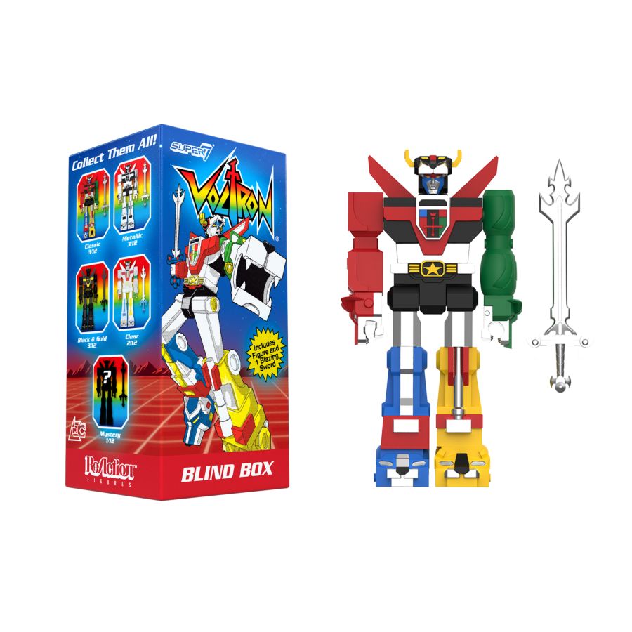 Voltron - Voltron ReAction Wave 01 Blind Box (Display of 12)
