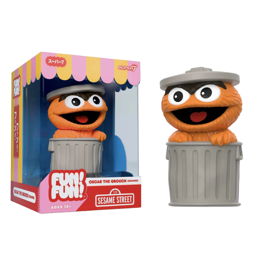 Sesame Street - Oscar the Grouch (Orange) Fun! Fun! Figure