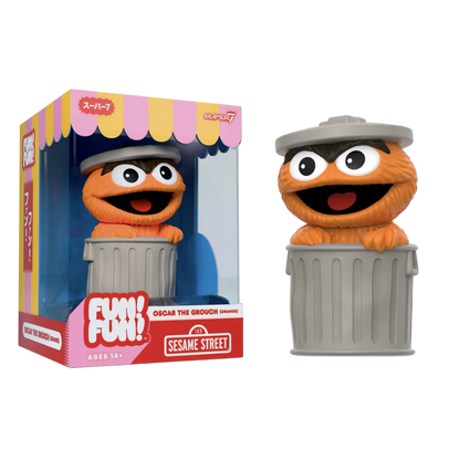 Sesame Street - Oscar the Grouch (Orange) Fun! Fun! Figure