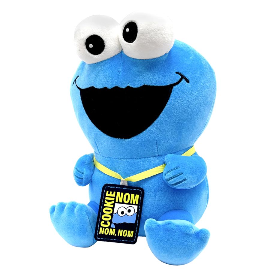 Sesame Street - Cookie Monster w/Badge Super Duper Plush