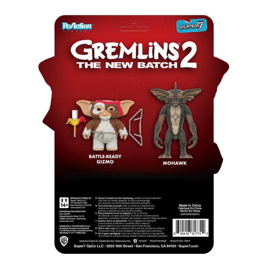 Gremlins 2: The New Batch - Gizmo (Battle Ready) ReAction Figure