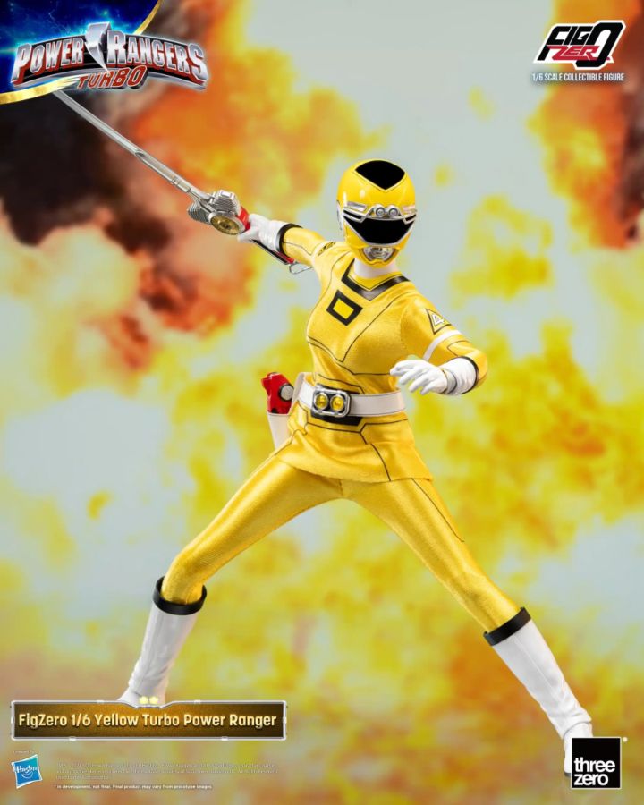 Power Rangers Turbo - Yellow Turbo Ranger FigZERO 1:6 Scale Action Figure