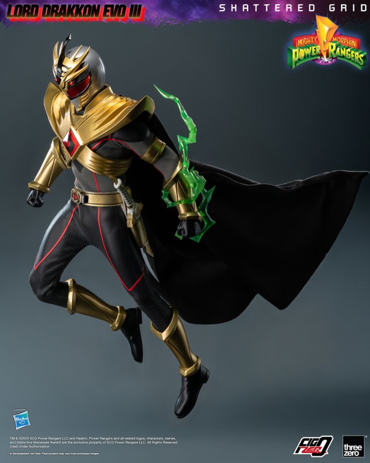 Mighty Morphin Power Rangers: Shattered Grid - Lord Drakkon Evo III 1:6 FigZero Figure