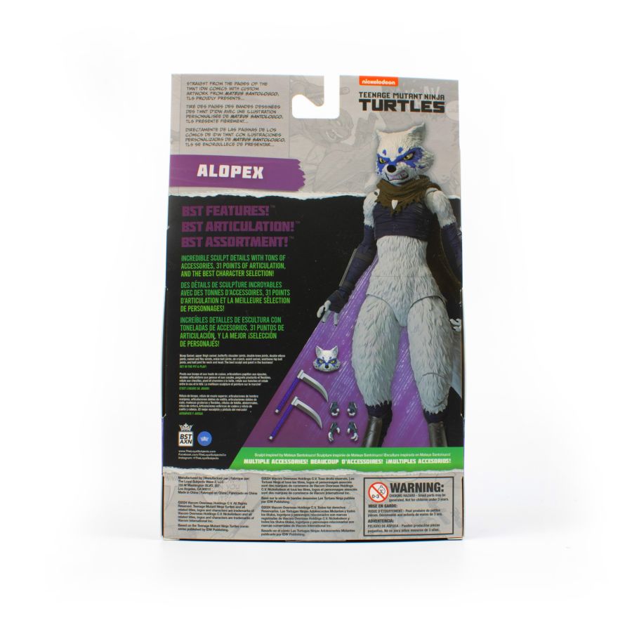 Teenage Mutant Ninja Turtles (comics) - Alopex 5" BST AXN BST AXN Action Figure (Wave 2)