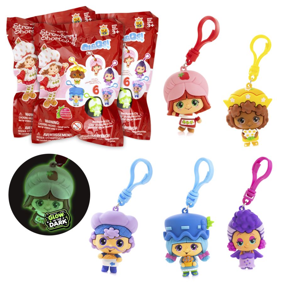 Strawberry Shortcake - 2.5" CheeBee Keychain Blind Bag (Display of 24)