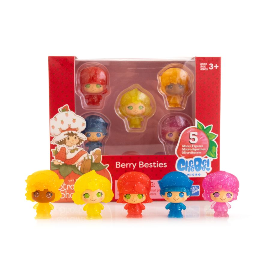 Strawberry Shortcake - 1.5" CheeBee Berry Besties Micro Set [5 Pack]