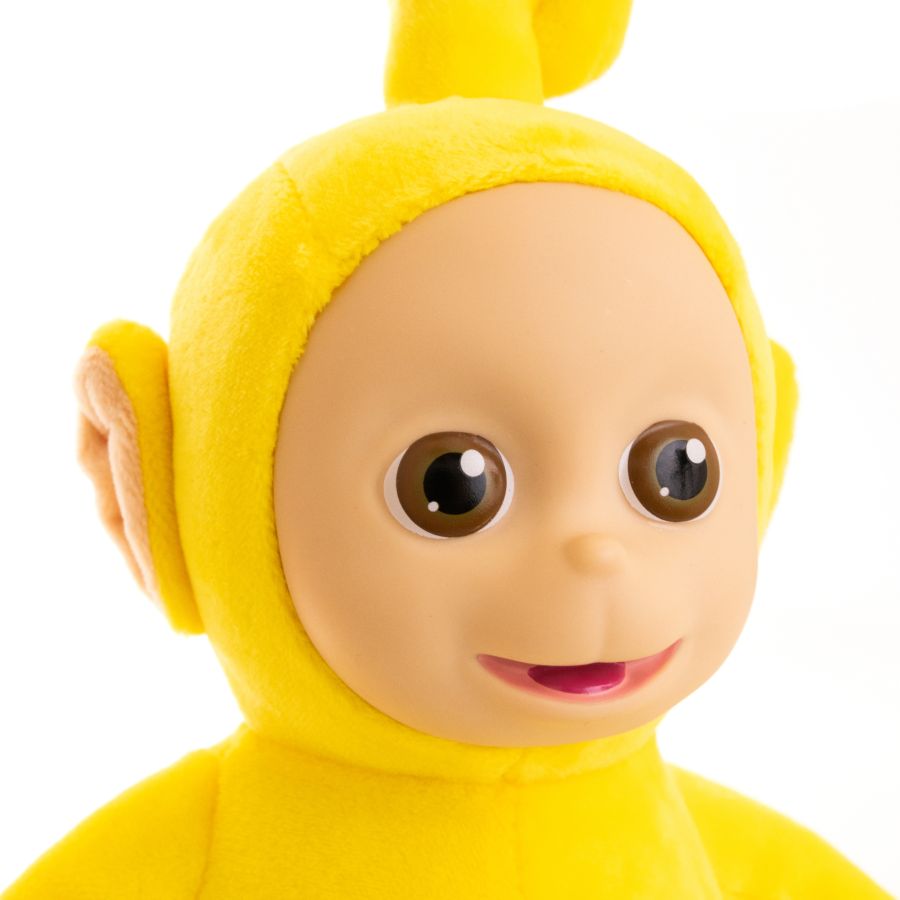 Teletubbies - Laa Laa 8'' Plush with Interactive Color Changing Belly Patch
