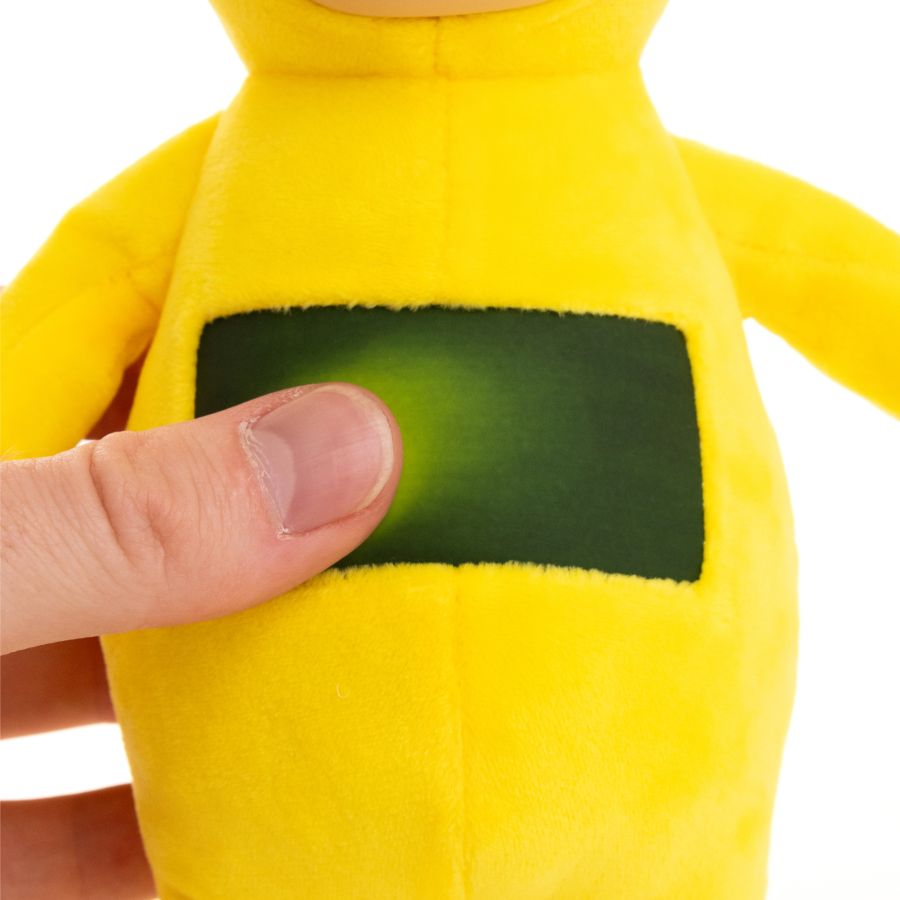 Teletubbies - Laa Laa 8'' Plush with Interactive Color Changing Belly Patch