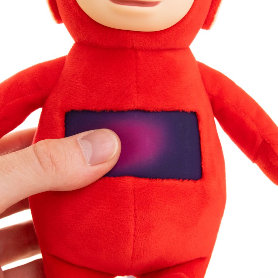 Teletubbies - Po 8'' Plush with Interactive Color Changing Belly Patch