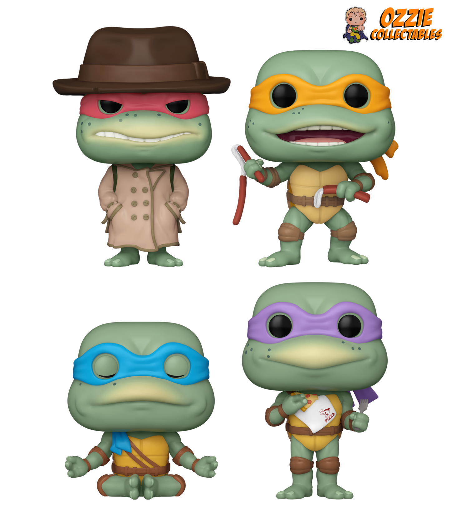 Teenage Mutant Ninja Turtles (1990) - 4 POP! Vinyls