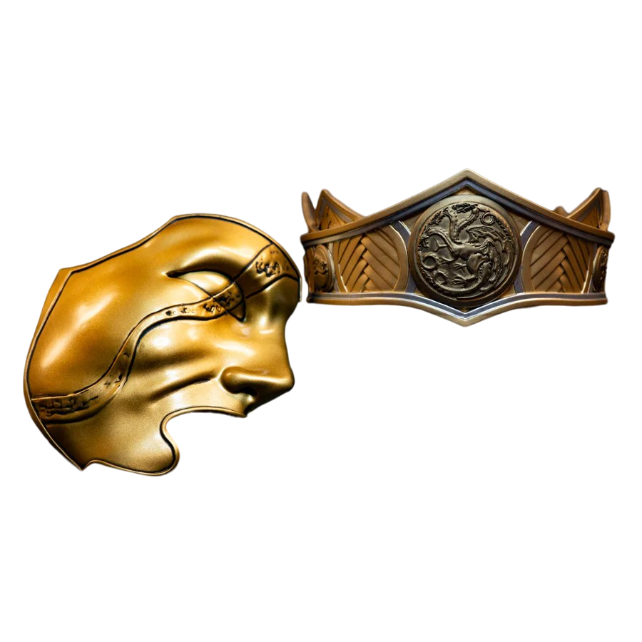 House of the Dragon - King Viserys Mask & Crown