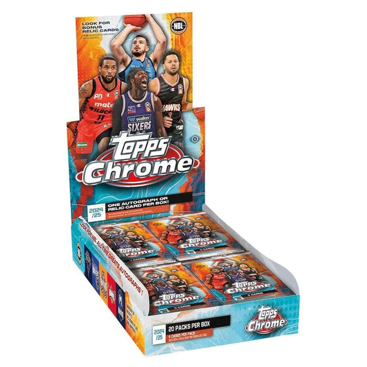 Topps Chrome NBL 2024/2025 Basketball Trading Cards -  Hobby Breaker Box