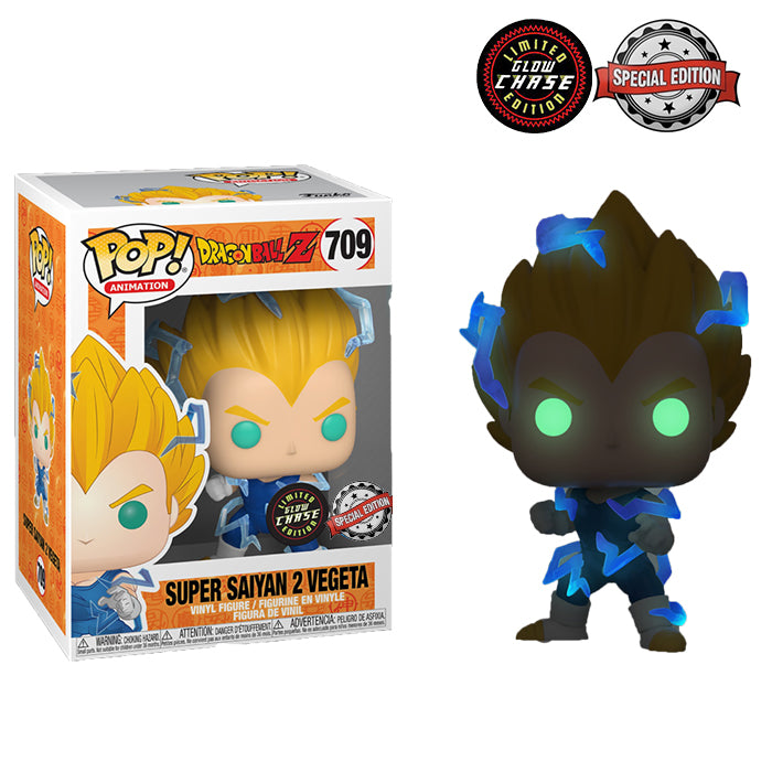 Dragon Ball Z - Super Saiyan 2 Vegeta CHASE Pop! Vinyl #709