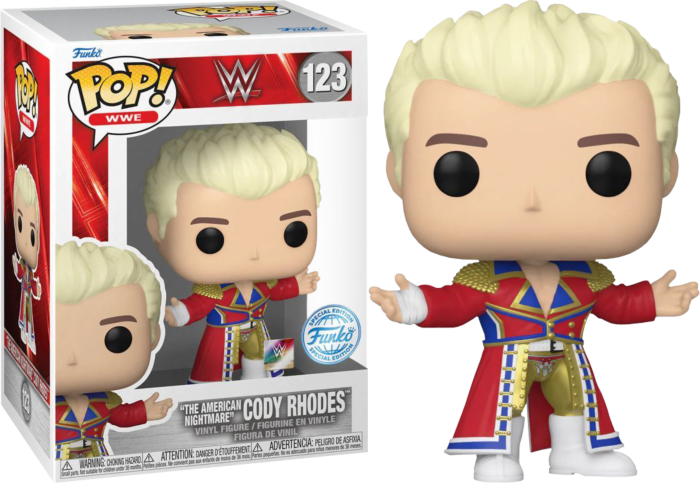 WWE - Cody Rhodes Wrestlemania 38 Metallic Pop! Vinyl #123