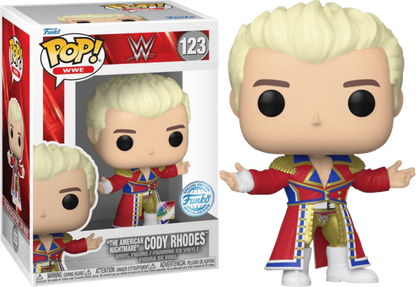 WWE - Cody Rhodes Wrestlemania 38 Metallic Pop! Vinyl #123