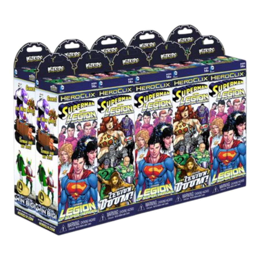 Heroclix - DC Superman & The Legion of Super Heroes Booster Brick (Brick of 10)