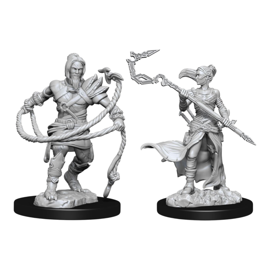 Magic the Gathering - Unpainted Miniatures: Stoneforge Mystic & Kor Hookmaster