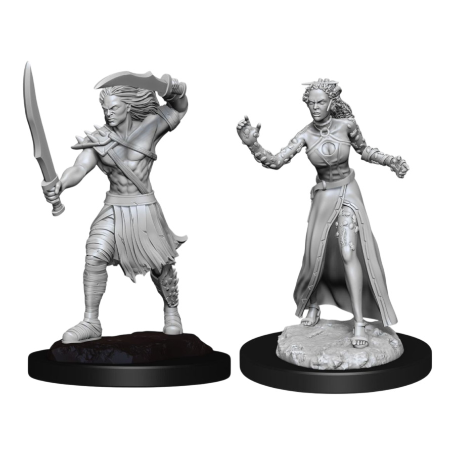 Magic the Gathering - Unpainted Miniatures: Vampire Lacerator & Hexmage